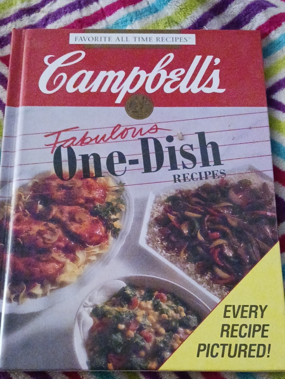 Campbell's Fabulous One-Dish Recipes Cookbook — Red Cover